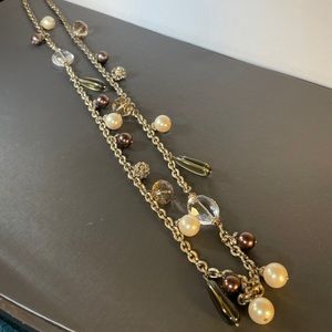 Stella & Dot 20” Long Single Strand Earth Necklace